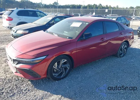 2025 Hyundai Elantra Sel Sport из США, поврежденный, VIN KMHLM4DG1SU870962